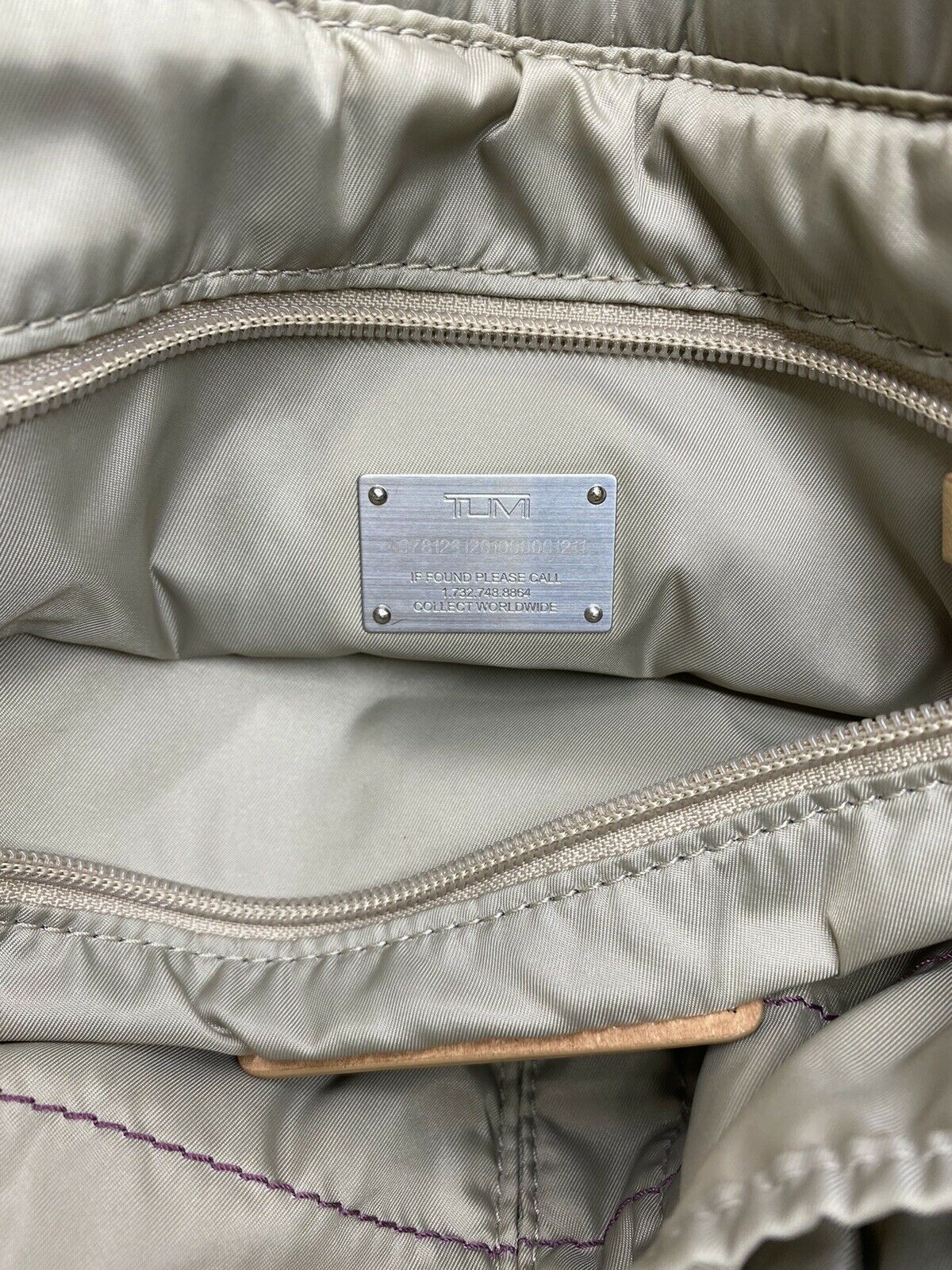 TUMI Multi Color Woven Tote bag