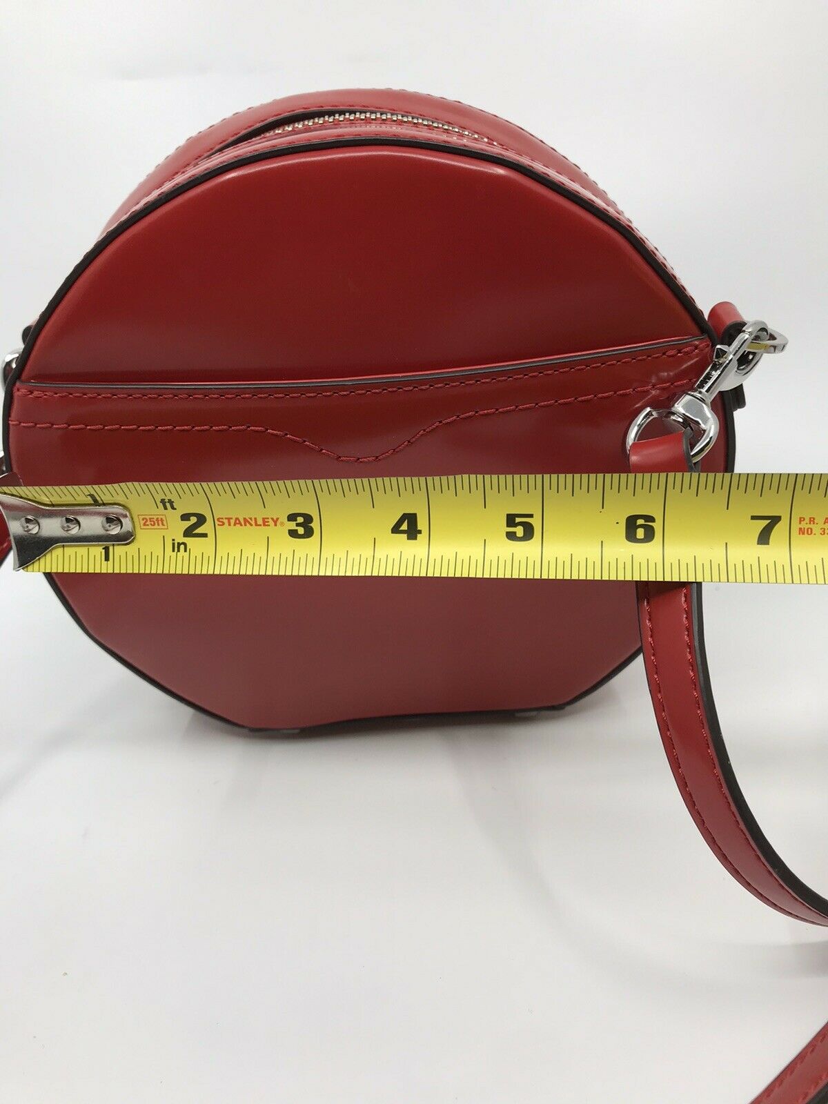 REBECCA MINKOFF Red leather Round Crossbody