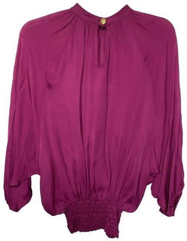 nicole miller purple new ls msrp