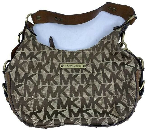 michael kors small handbag msrp beige brown hobo bag