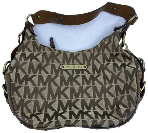 michael kors small handbag msrp beige brown hobo bag