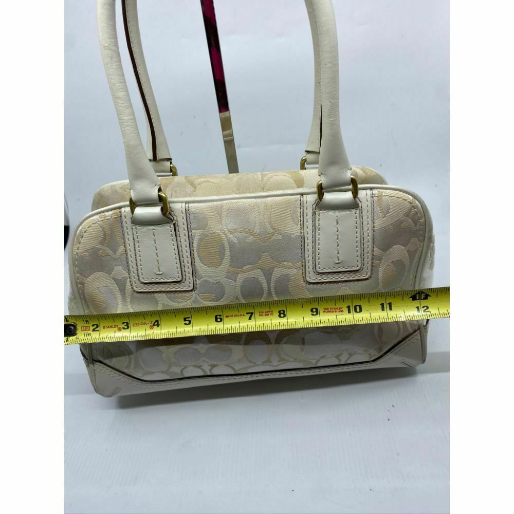 COACH Medium/Large Jacquard Fabric Signature Tote Bag