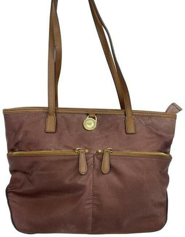 michael kors bag medium bronze brown nylon tote