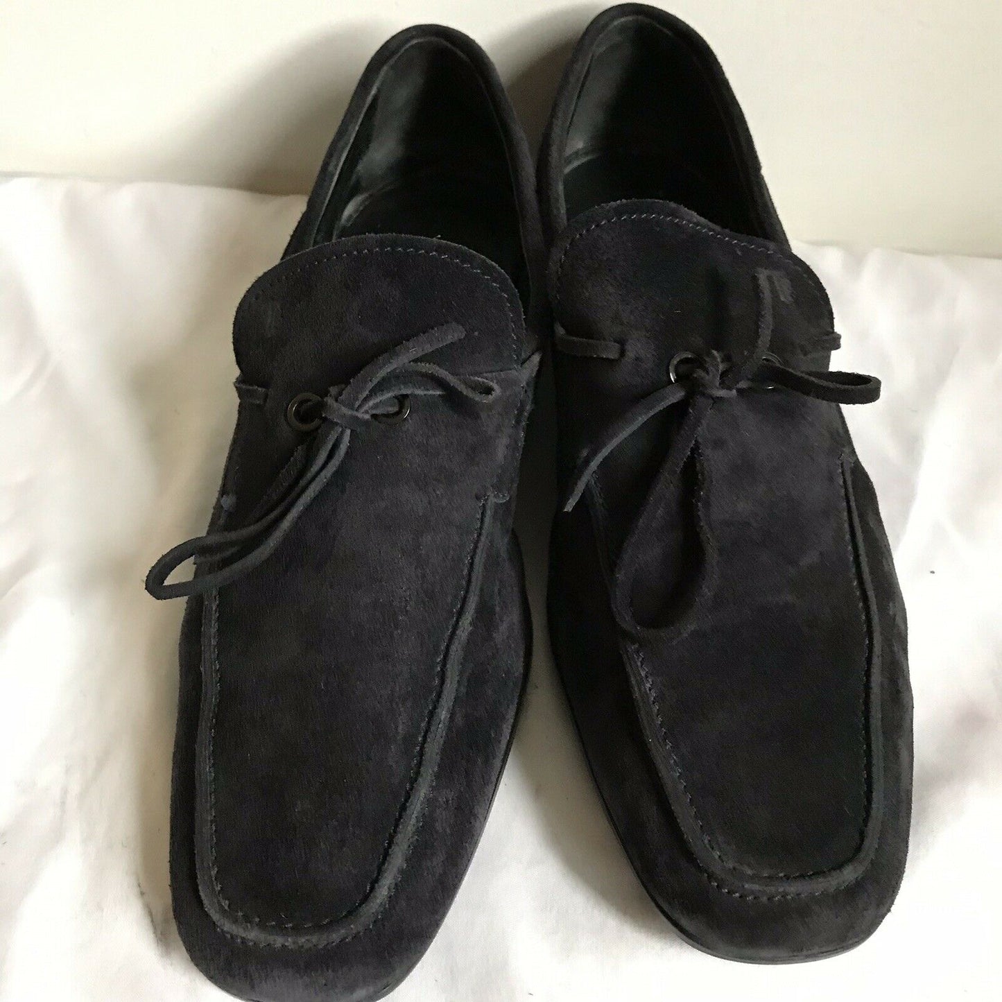 TOD’S Men’s Navy Suede Loafers Us Sz 10.5