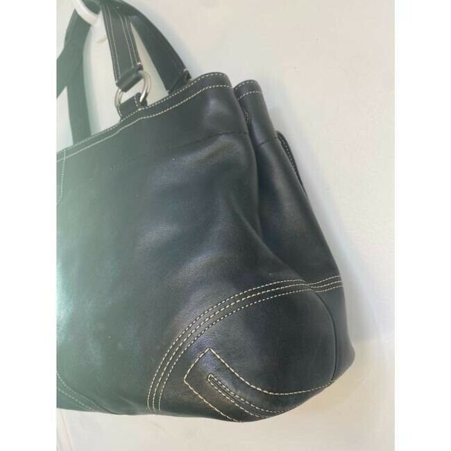 COACH Large Brown Leather Shoulder Bag