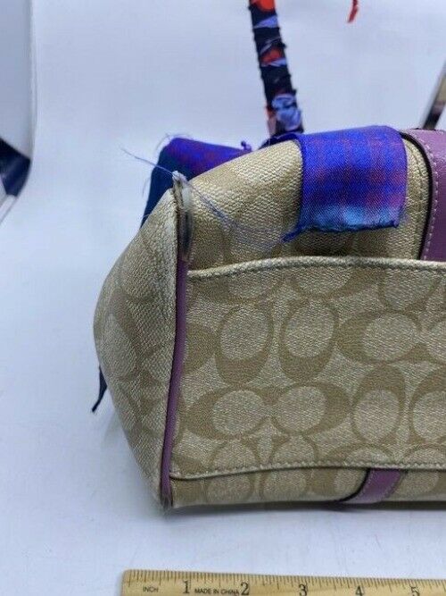 Coach Customized By Me Multicolor Coated Canvas Shoulder Bag