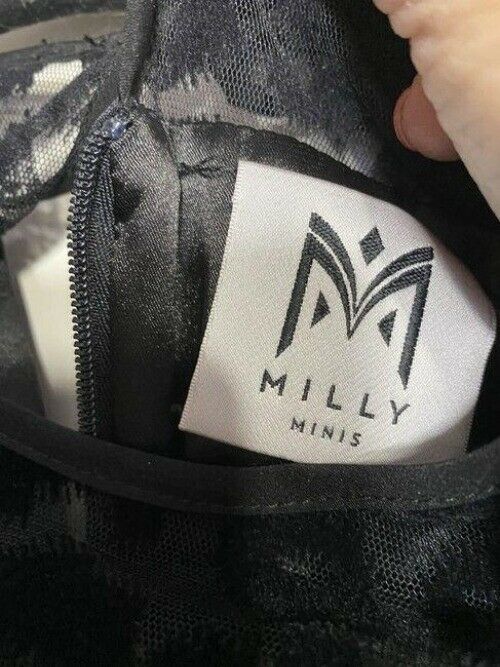 milly minis gray new short casual dress