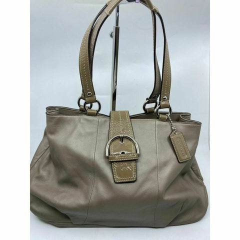 COACH Medium/ Large Leather Brown Shoulder Bag