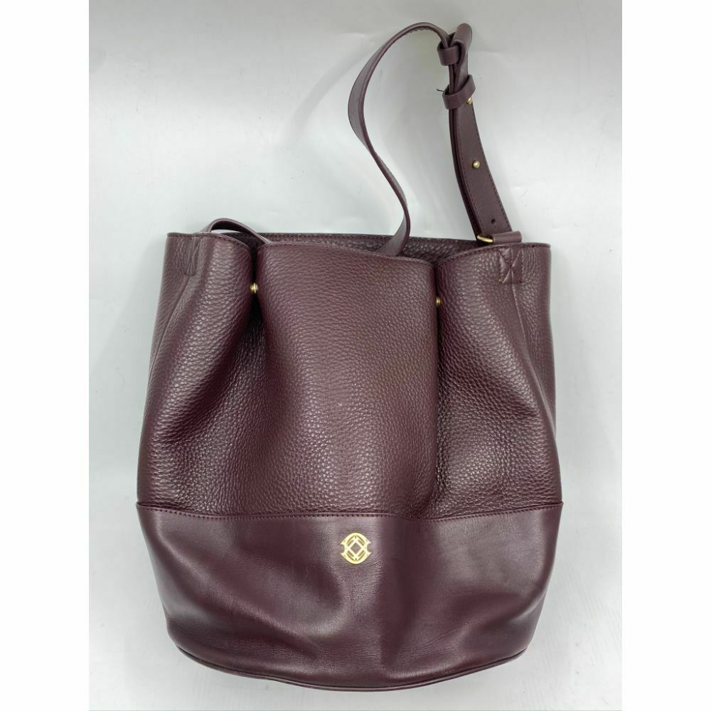 Dagne Dover Brown Large Leather Shoulder Bag