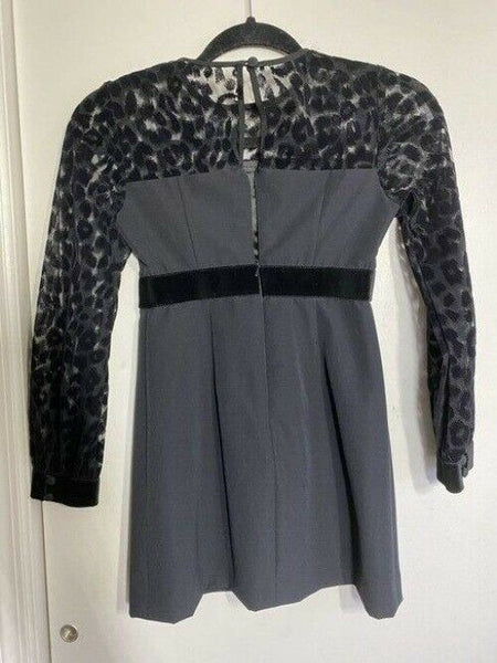 milly minis gray new short casual dress