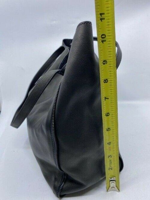 Nicole Miller Shopping Nwot Msrp Black Leather Tote