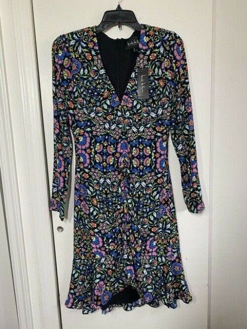 nicole miller multicolor new knee length printed msrp