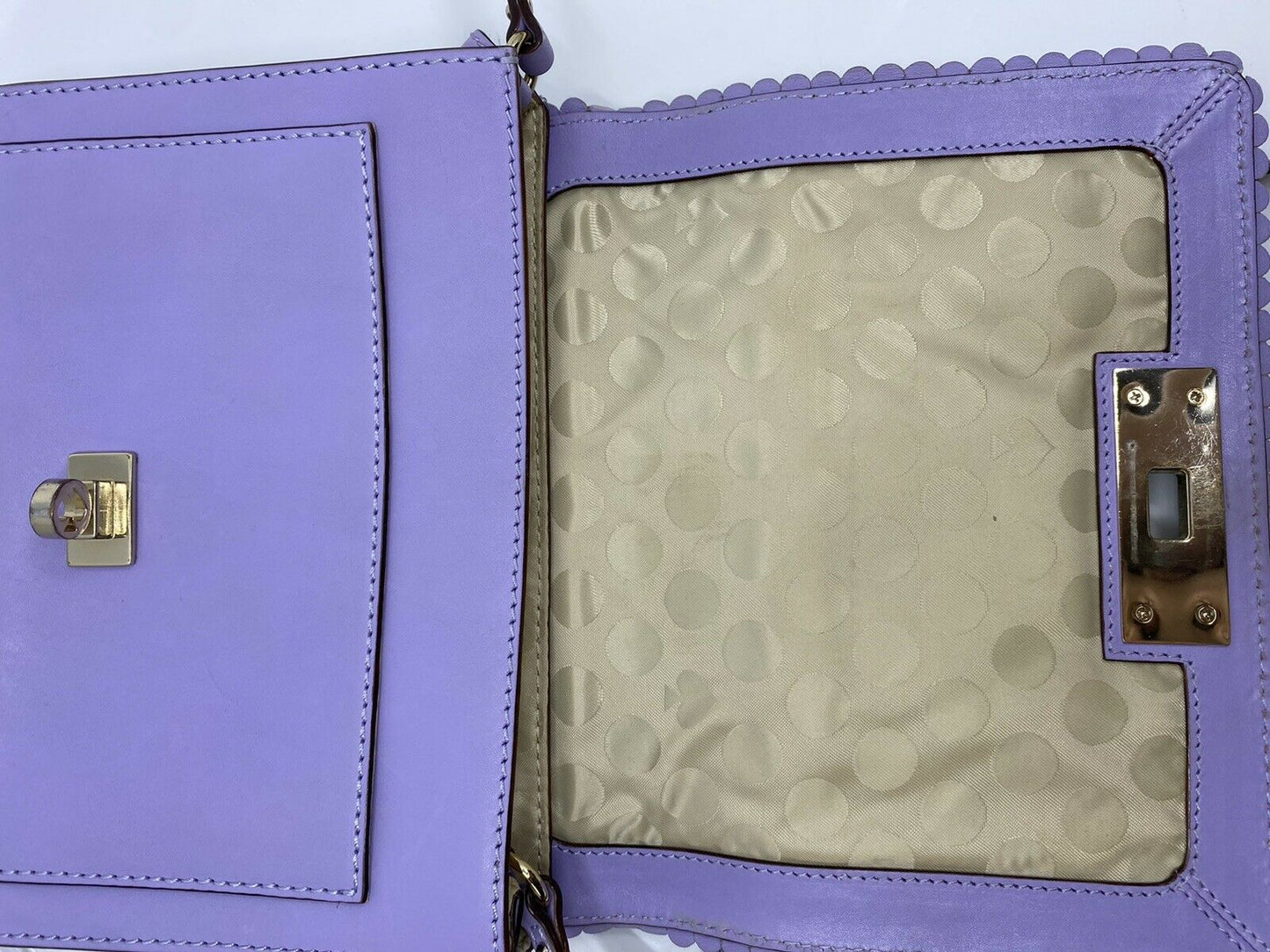 KATE SPADE Lavander leather crossbody