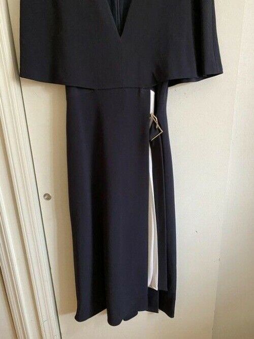 Cushnie Et Ochs Black Spaghetti Strap Silk Small Msrp