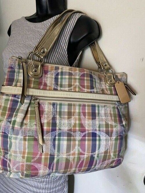 coach crossbody crossbodyshoulder msrp multicolor fabric shoulder bag