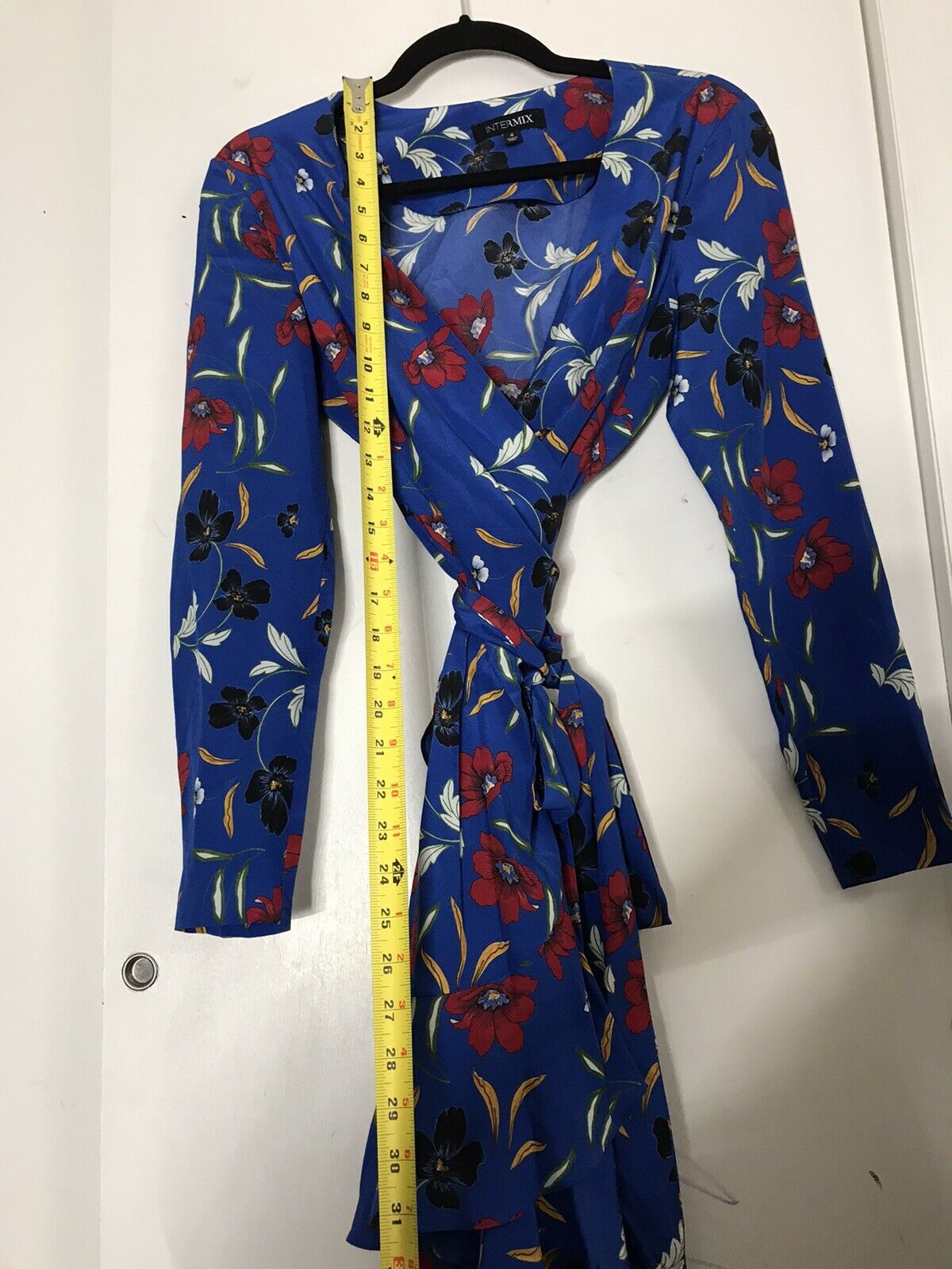 Intermix Navy Floral Dress Small
