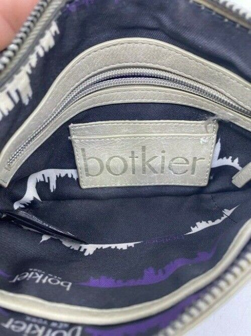 Botkier Logan Gray Leather Cross Body Bag