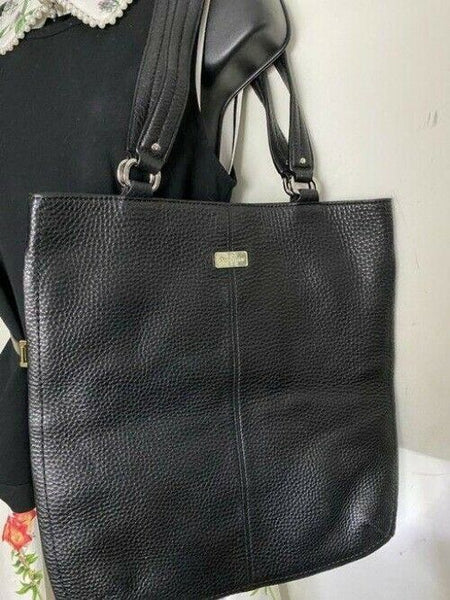 cole haan xl black leather shoulder bag