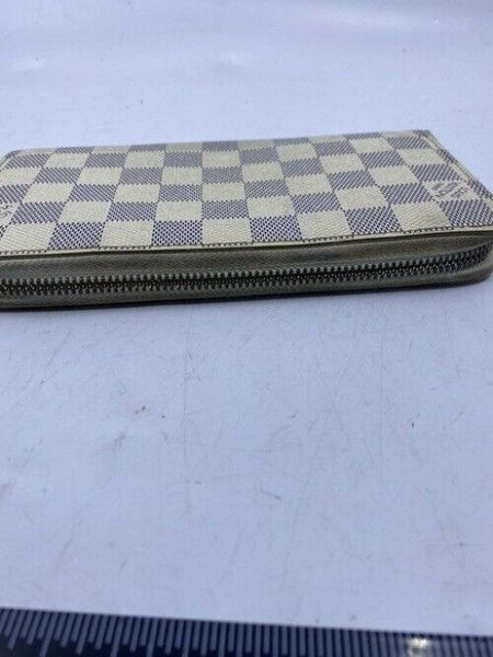 Louis Vuitton White Damier Azur Organizer Ca4182 Wallet