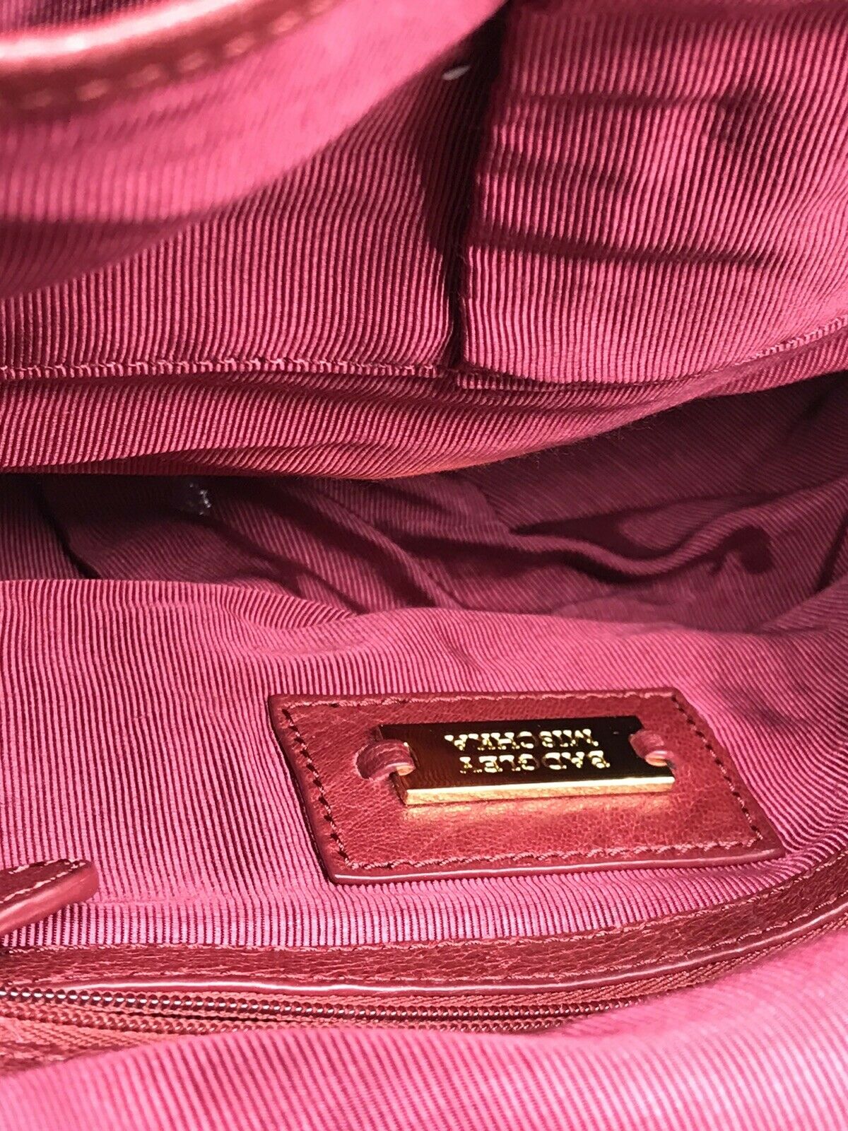 BADGLEY MISCHKA Red Leather Shoulder Bag