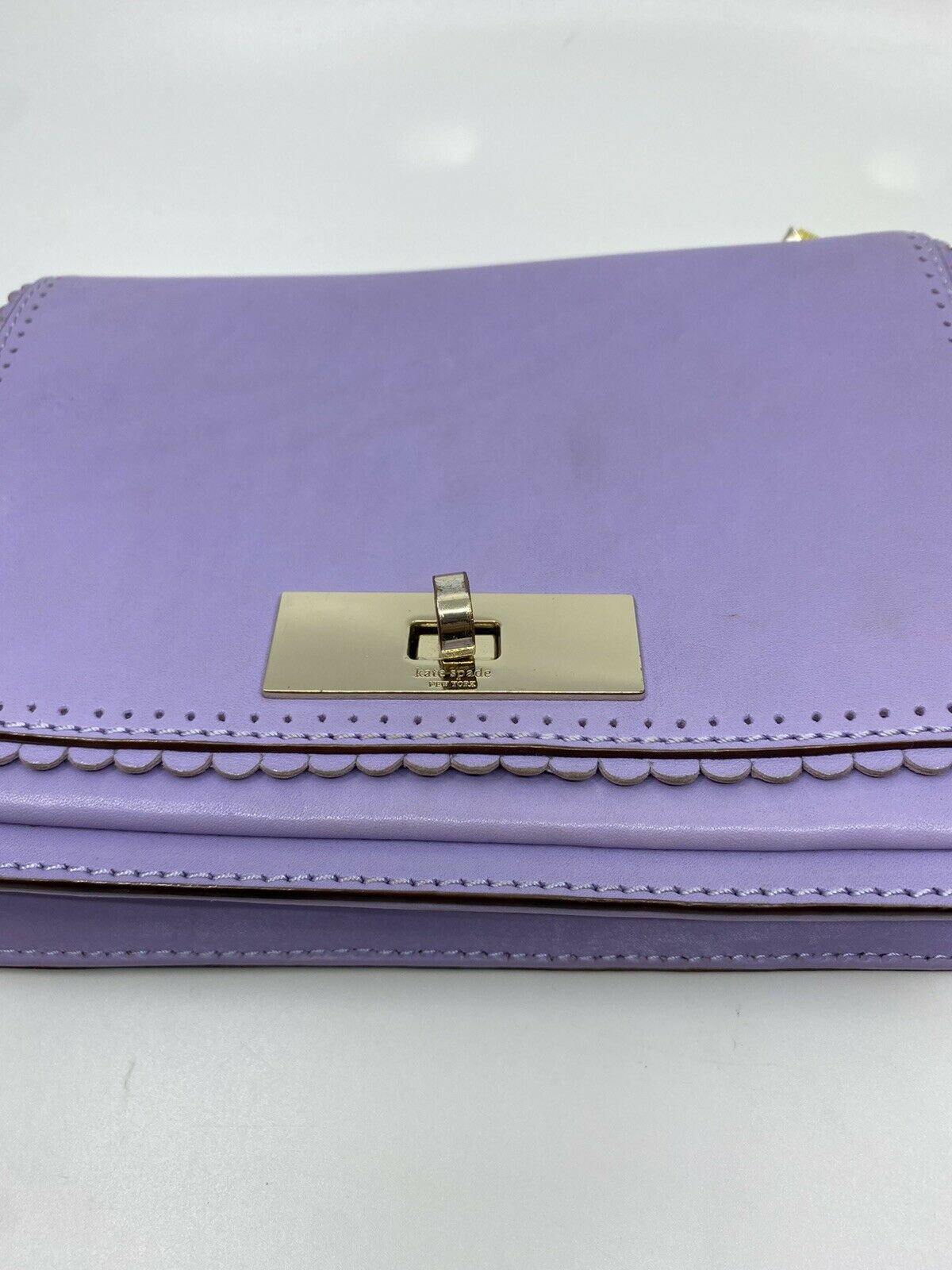 KATE SPADE Lavander leather crossbody