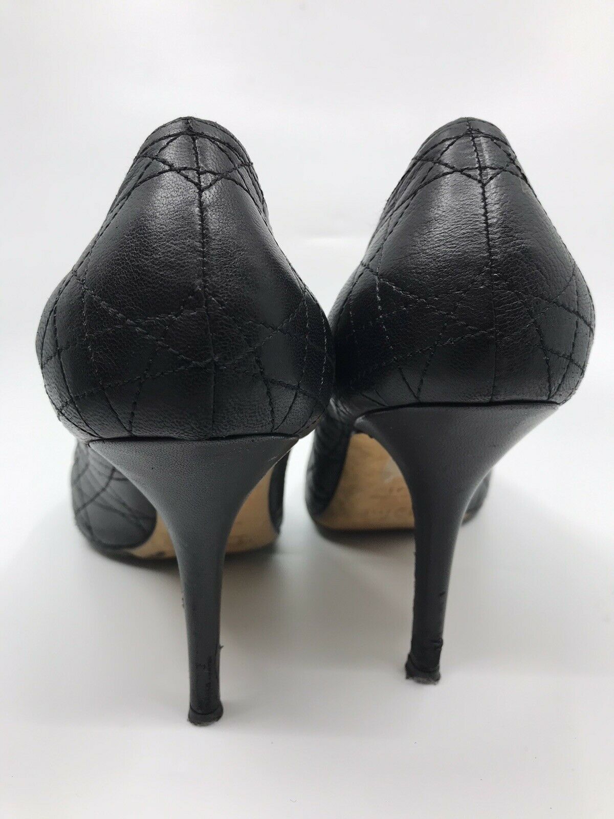 CHRISTIAN DIOR Women’s Cannage High Heel Punps Size 41