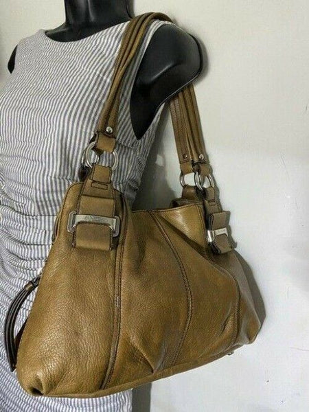 B Makowsky Msrp Tan Leather Shoulder Bag