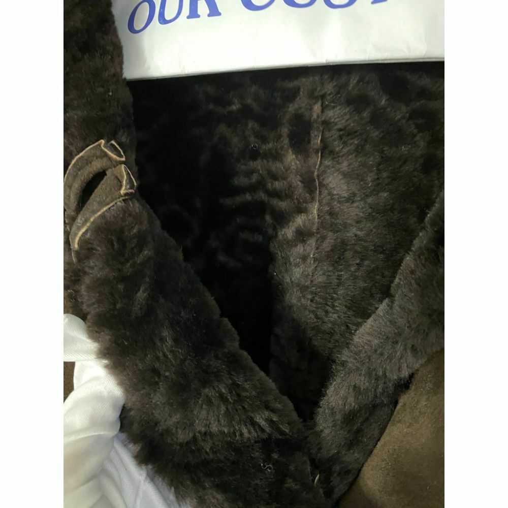 BLUE DUCK Shearling Jacket Small Made in USA Msrp 1,300