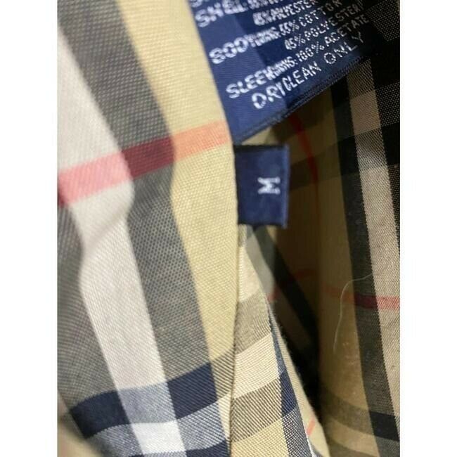 BURBERRY Men's Navy Blue Wind Breaker Jacket Medium