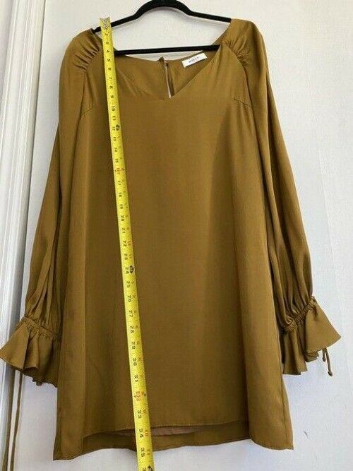 Milly rust orange new chiffon msrp