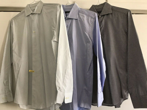 SAKS FIFTH AVE Lot Of 3 Men’s Long Sleeves Size Small/ 15.5