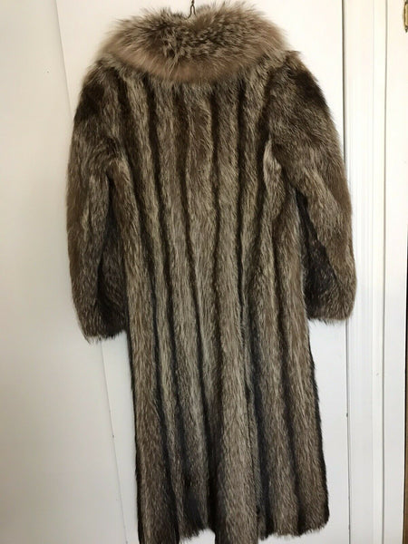 Fur Coat Long, size Small