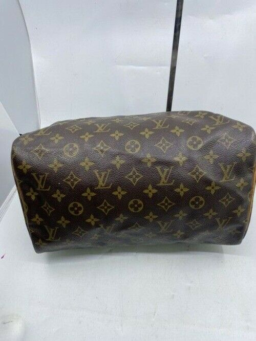 Louis Vuitton Speedy Brown Monogram Canvas Shoulder Bag