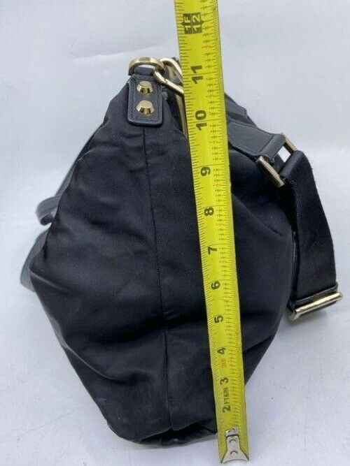 michael kors large shoulder black nylon cross body bag