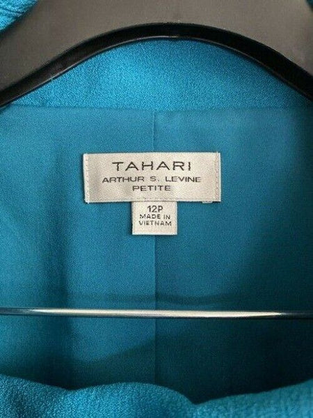 elie tahari teal w set pants in msrp activewear outerwear
