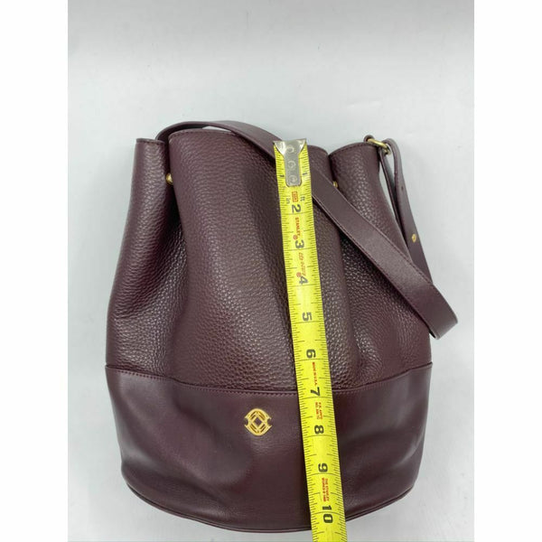 Dagne Dover Brown Large Leather Shoulder Bag