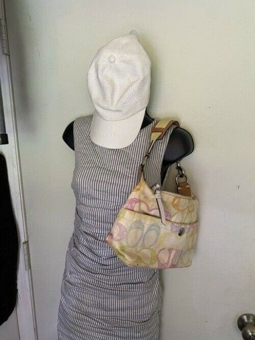 Coach Classic Multicolor Fabric Shoulder Bag
