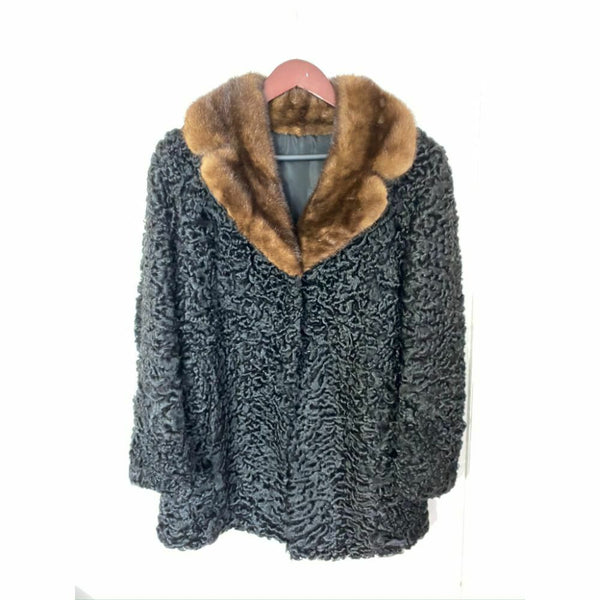 ROYAL COUTURE Persian Fur Coat Jacket Medium