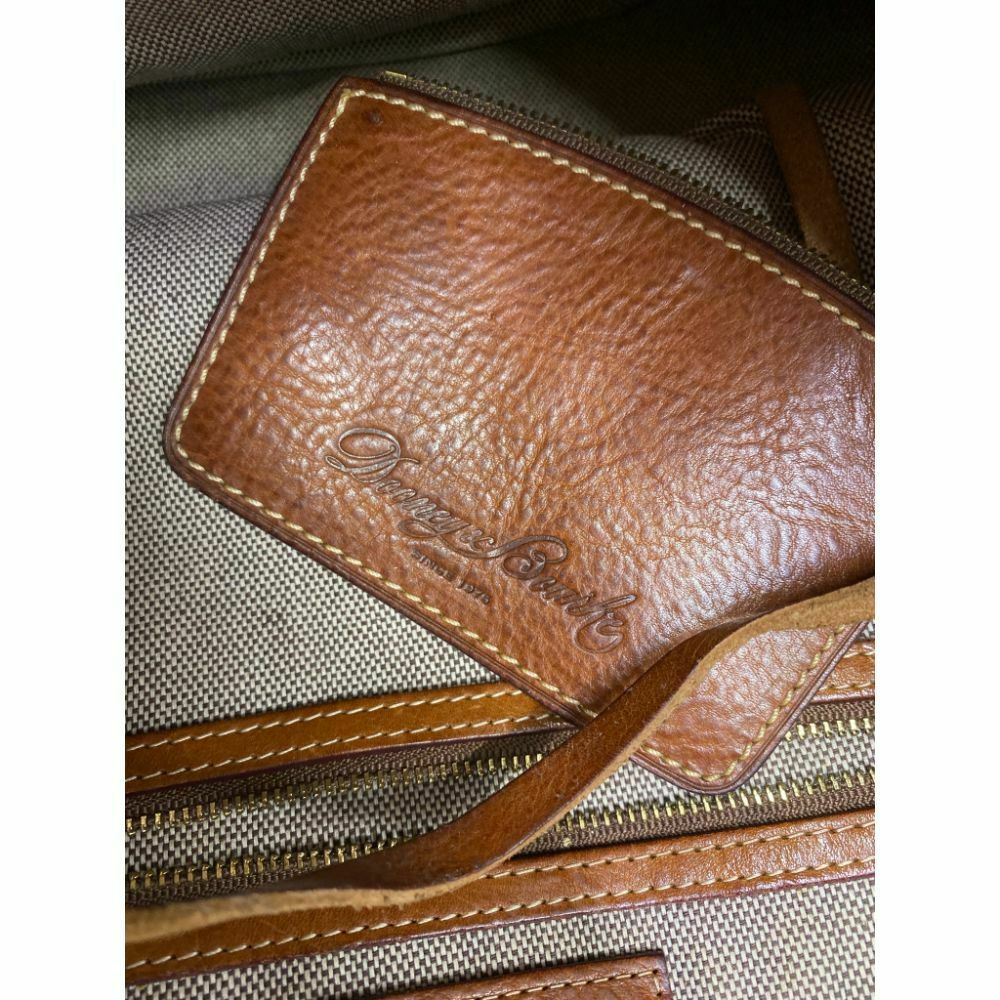 DOONEY & BOURKE Tan Brown Large Leather Tote Bag