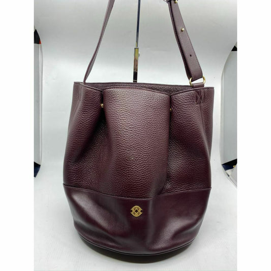 Dagne Dover Brown Large Leather Shoulder Bag