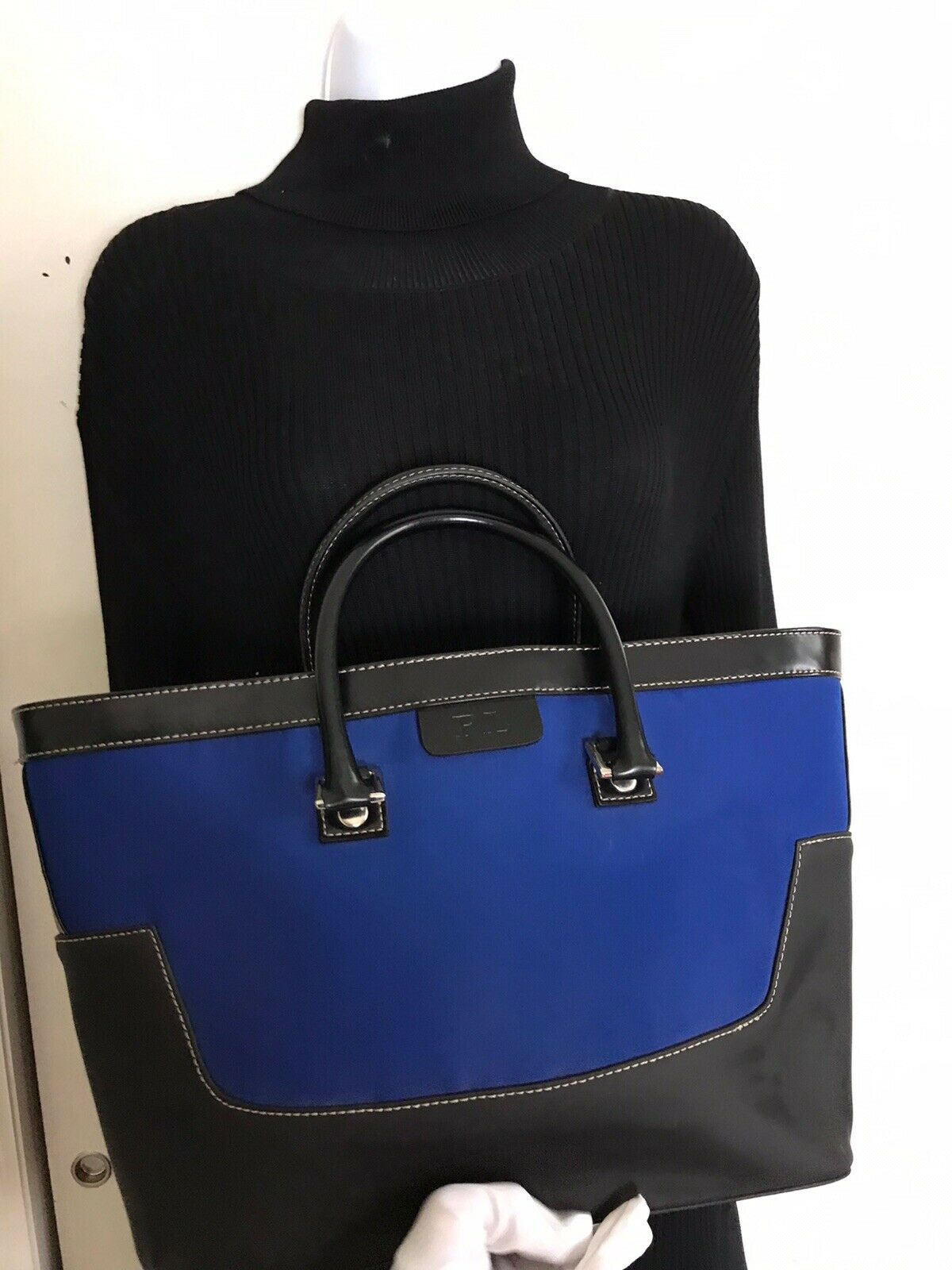 RALPH LAUREN Fabric Tote Bag