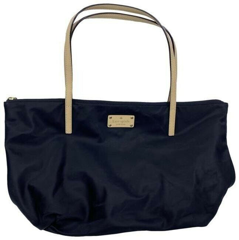 kate spade black nylon shoulder bag
