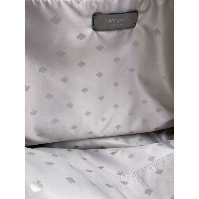 kate spade gray nylon backpack
