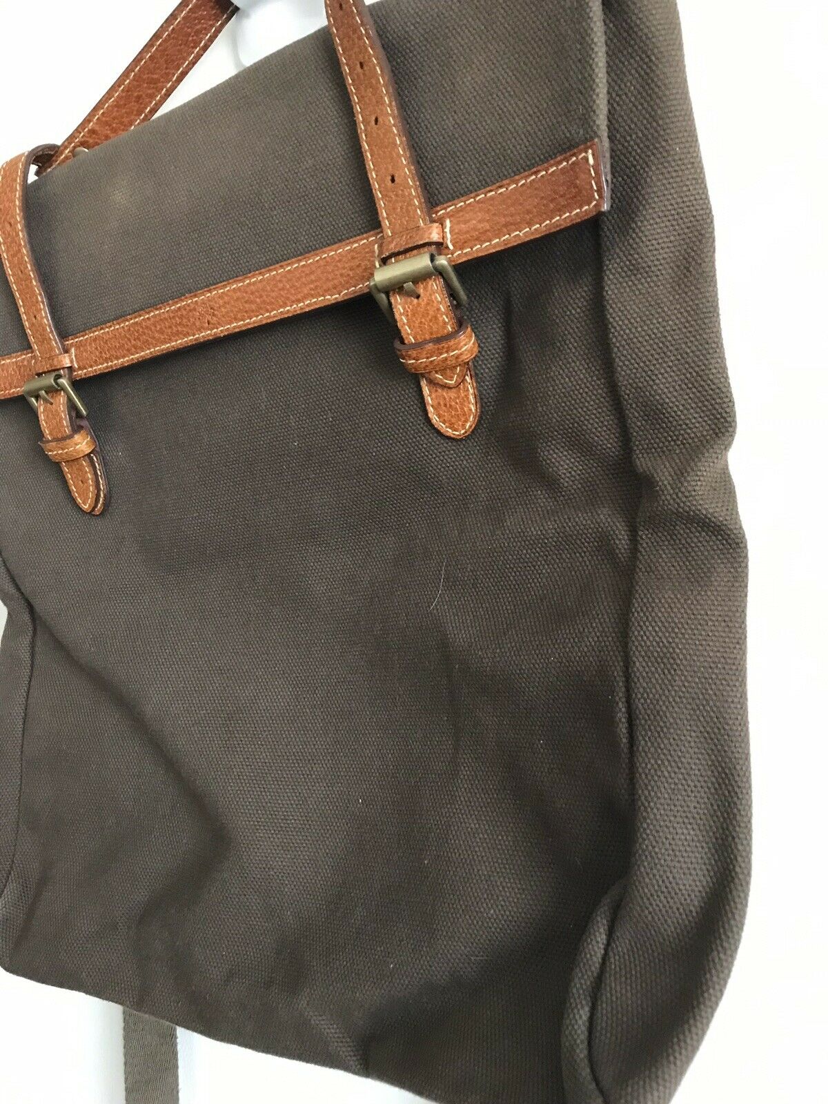 Mulberry Unisex Brown Canvas Messenger Bag