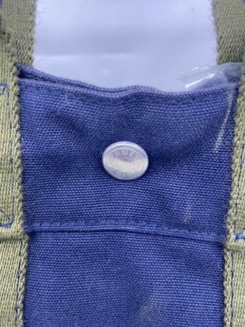 Hermes Fourre Tout Pm Navy Cotton Tote