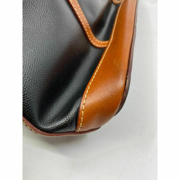 DOONEY & BOURKE Brown Black Large Leather Tote Bag