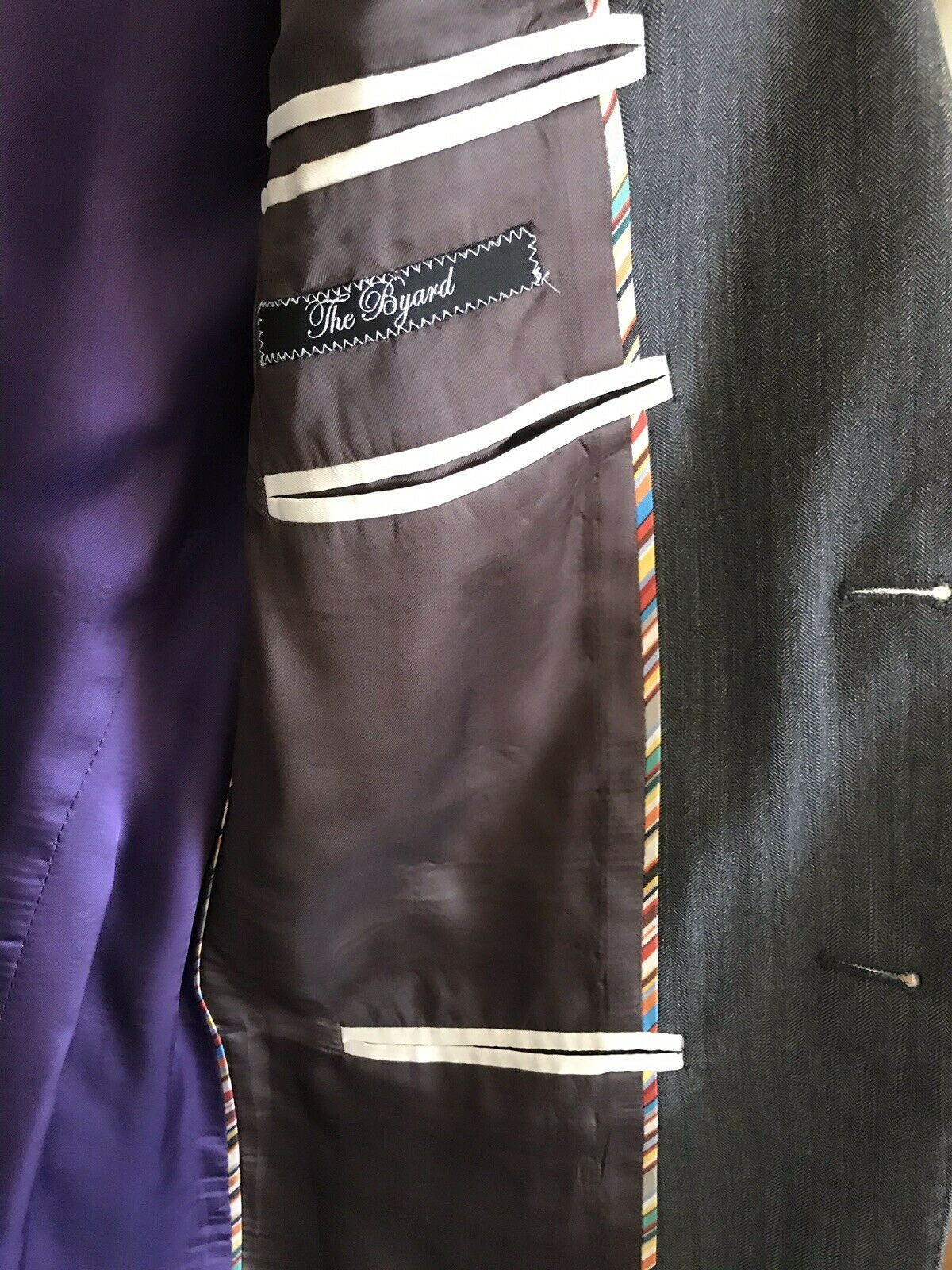Paul Smith London The Byard  Blazer Jacket Sz 36 Made In Italy