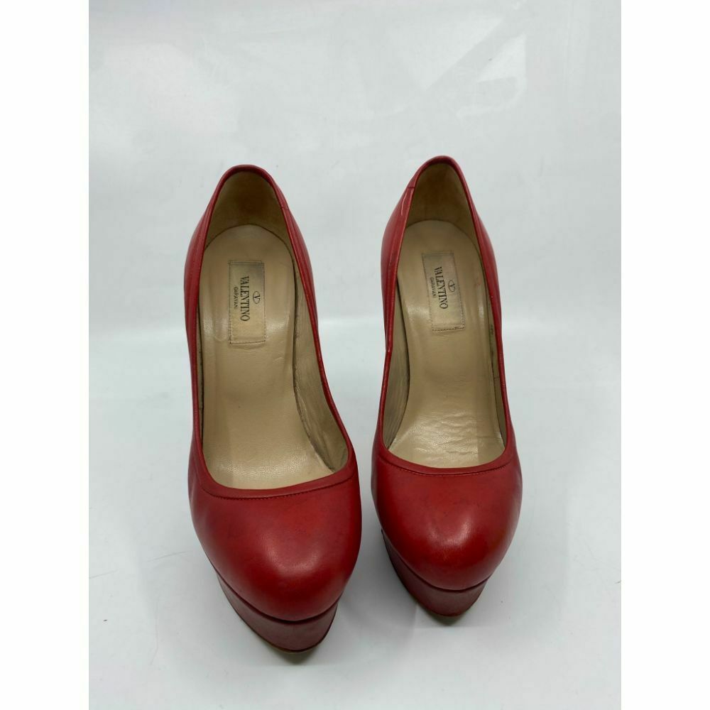 VALENTINO Red High Heels Size 37 Msrp 990 Made in Italy