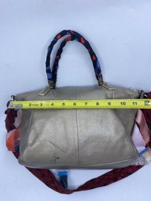 Coach shoulder bag w hand shoulder customized by me w applique purple gold tote