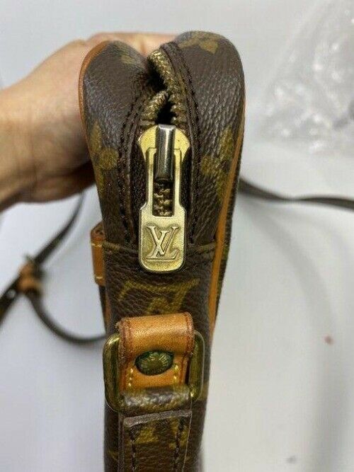Louis Vuitton vintage tan monogram canvas cross body bag